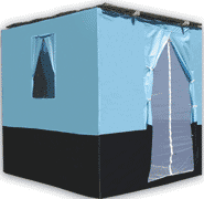 Klick Sukkah Deluxe: Canvas Sukkah with "Tool Free" Construction