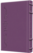 TEFILASI : Personal Prayers for Women - Signature Leather Iris Purple