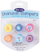 Set of 6 Chanukah Stampers