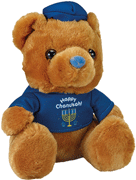 "Happy Chanukah" Teddy Bear with T-Shirt