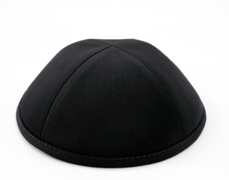 Sleeve of 12 Custom Shoppe Black Suit Yarmulka Size 6