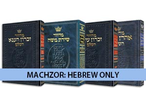 Machzor: Hebrew Only